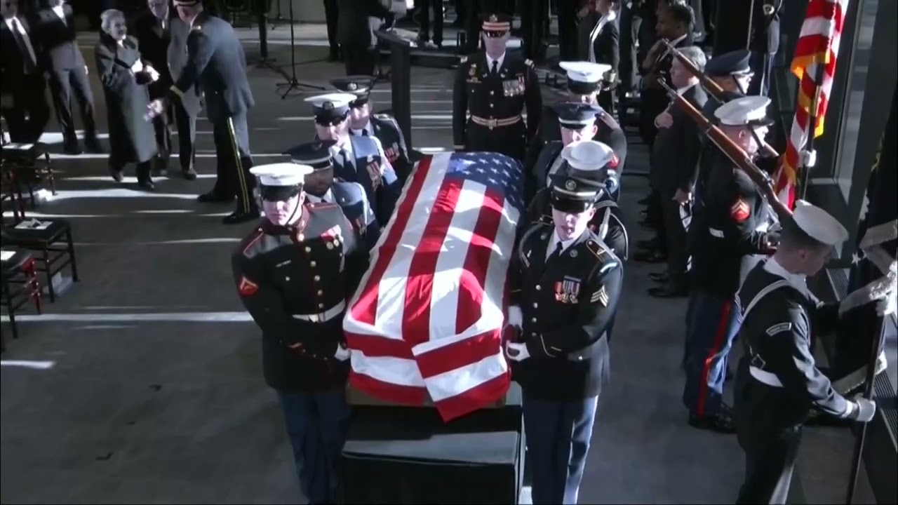 Jimmy Carter funeral: Former president's casket carried into Carter Presidential Center in Georgia