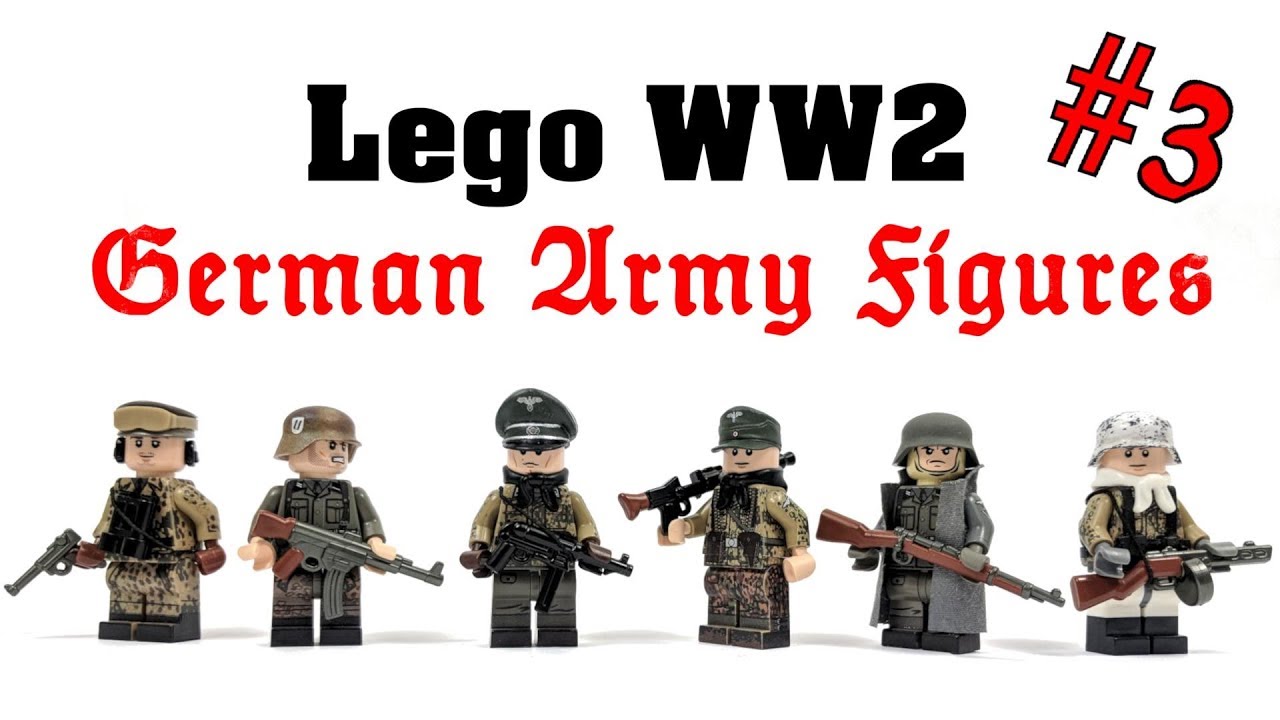 Lego WW2 German Army Figures #3 | molegode