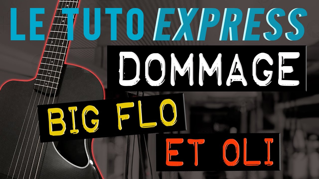 🟢 Big Flo et Oli DOMMAGE à la guitare + BONUS