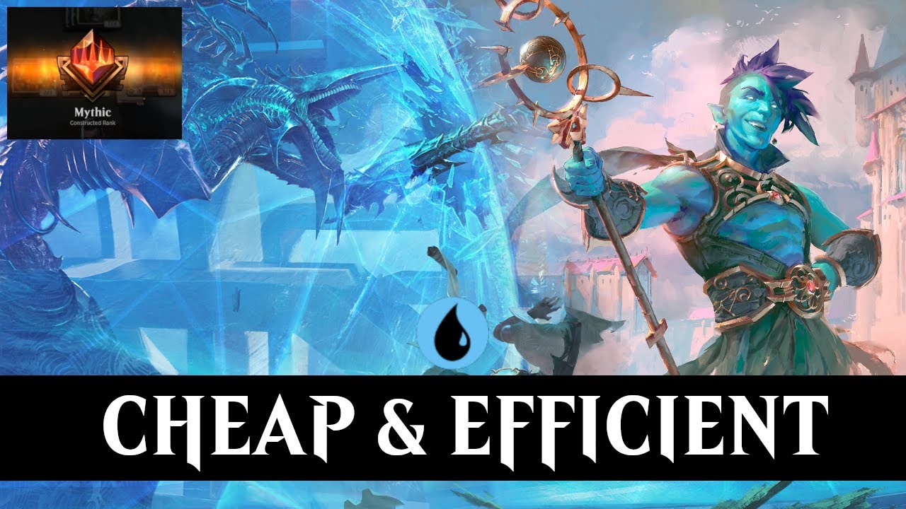 💧MYTHIC# MONO BLUE STILL A BEAST DECK?! HIGH-LEVEL GAMEPLAY + STATS | Standard