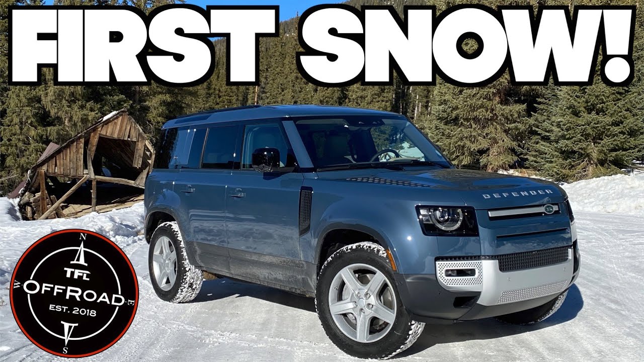 How Good is The New Defender in the Snow? Let’s Find Out in The Snowy Rocky Mountains.