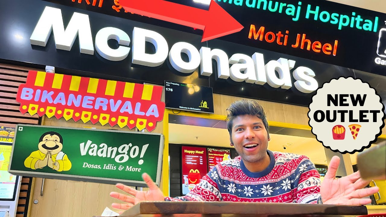 Finally New Mcdonald’s outlet Opened in Kanpur 🍟🍔 | Motijheel Kanpur 
