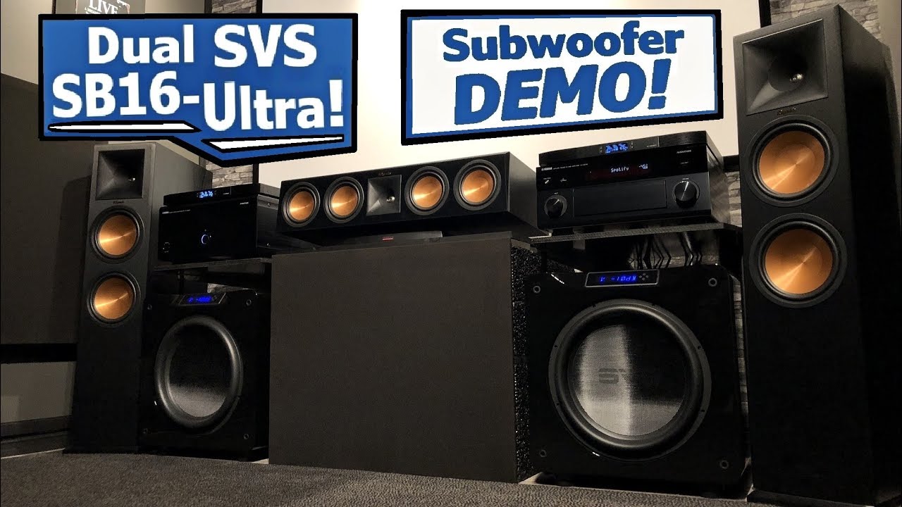 Dual SVS SB16-Ultra - Subwoofer Demo #3 - Dolby Atmos / DTS:X - 7.2.4 Klipsch & SVS Home Theater