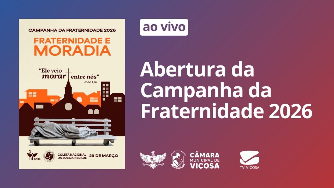 Lançamento da Campanha da Fraternidade 2026 | Viçosa-MG