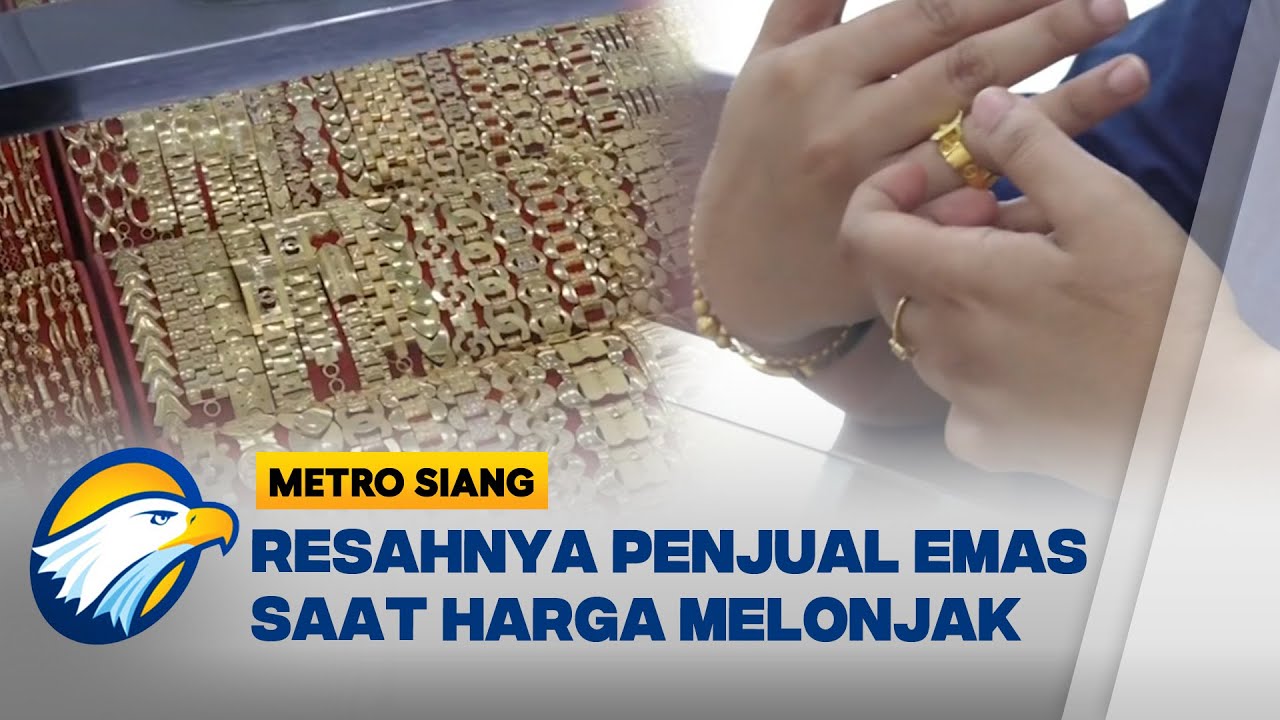 Aktivitas Jual Beli Emas di Makassar Sepi Saat Harga Melonjak  [Metro Siang]