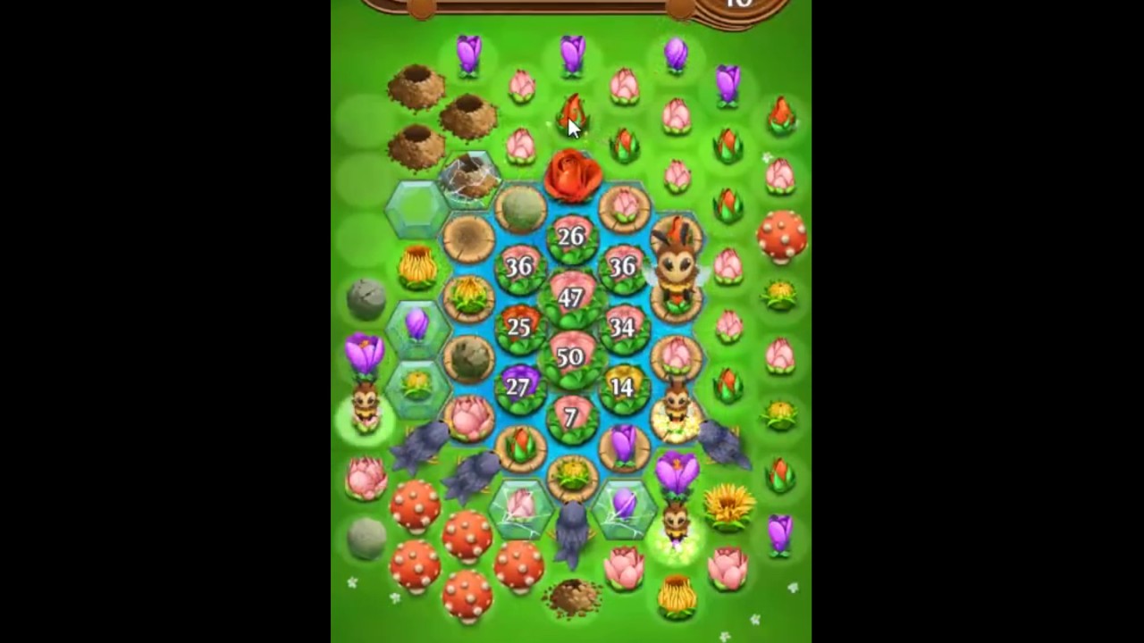 Blossom Blast Saga Level 666 - NO BOOSTERS