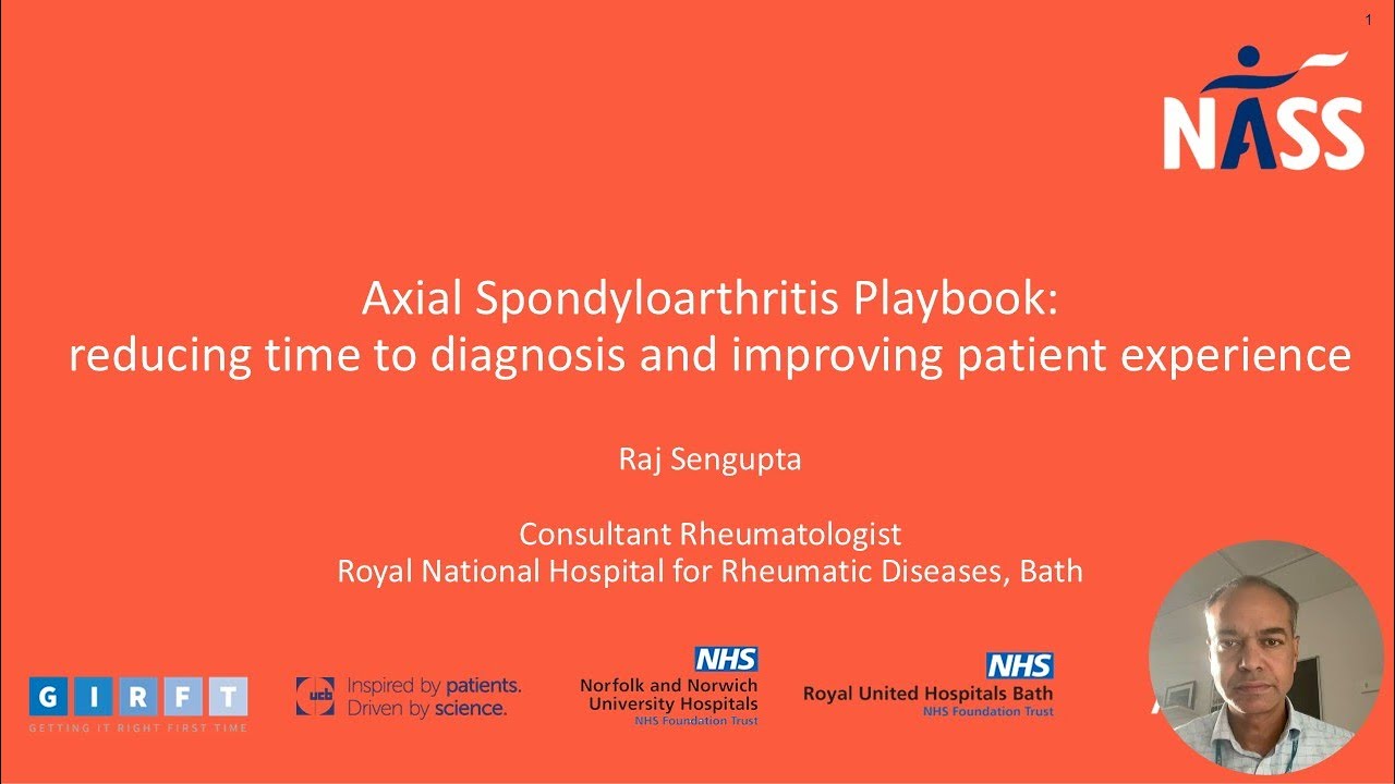 Axial SpA Playbook tutorial with Professor Raj Sengupta
