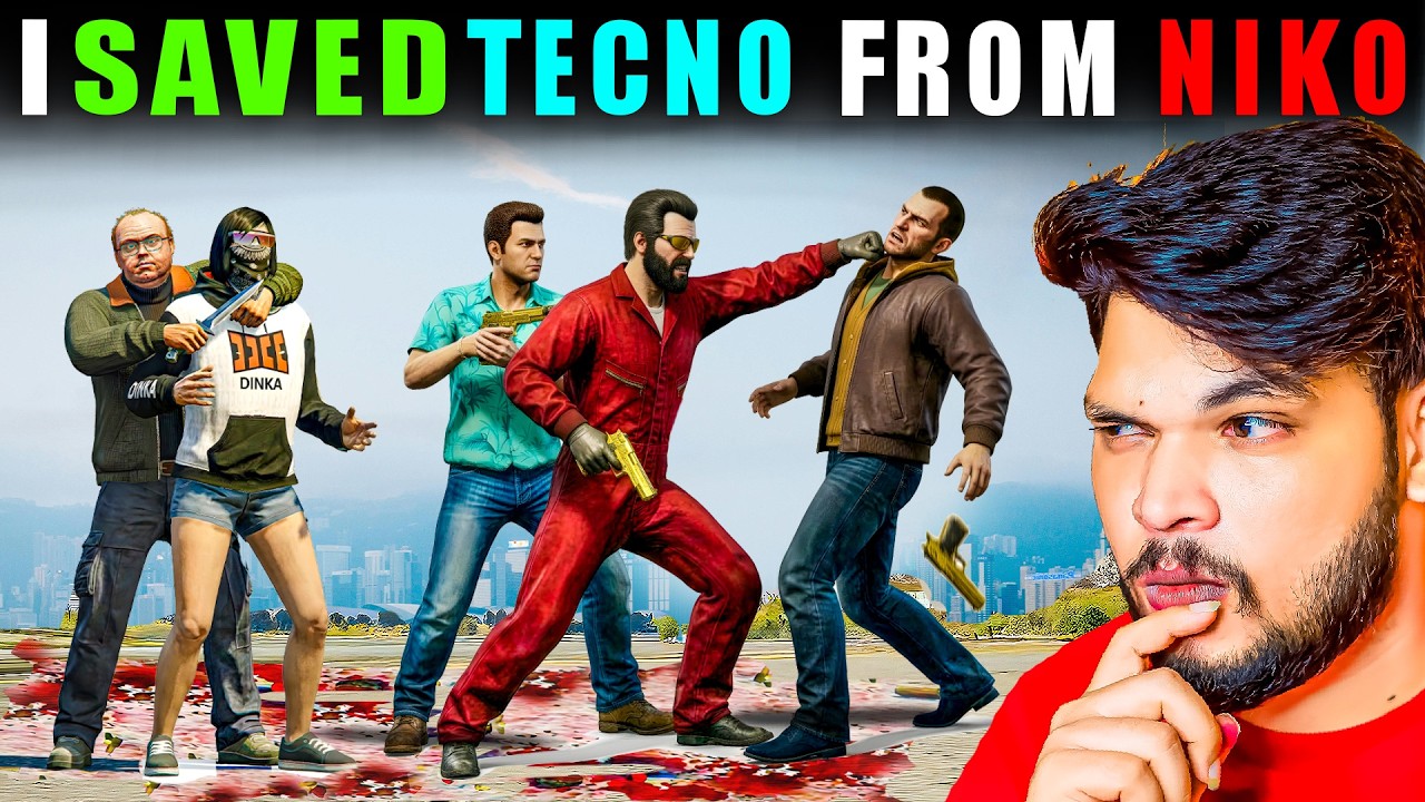 I SAVED TECHNO GAMERZ FROM NIKO BELLIC & TOMMY VERCETTI😱|WELCOME TO THE MOST EXPENSIVE CITY IN GTA 5
