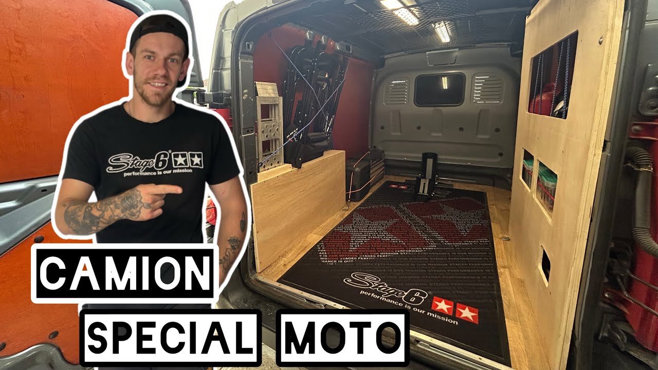 J'AMÉNAGE MON CAMION SPÉCIAL MOTO 🚚
