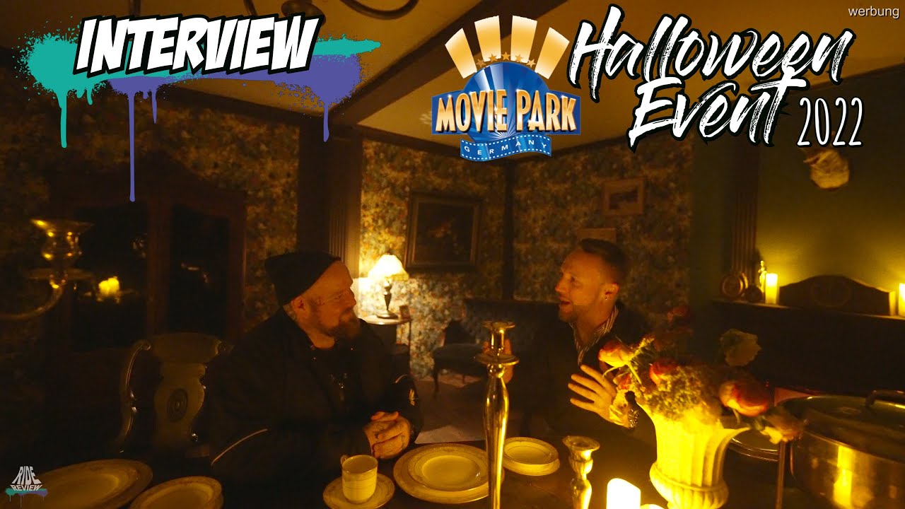 Erster Blick auf Halloween Neuheiten im Movie Park Germany - Hell House / Mad House & Mapping Show