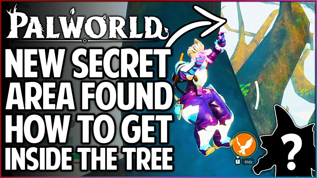Palworld - This is HUGE - How to Get FULLY Inside the Tree - Best Secret Area Revealed - Guide!