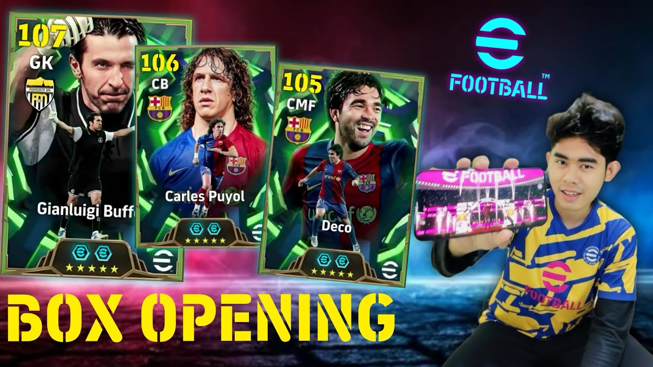 Buffon , Puyol , Deco eFootball 🔥