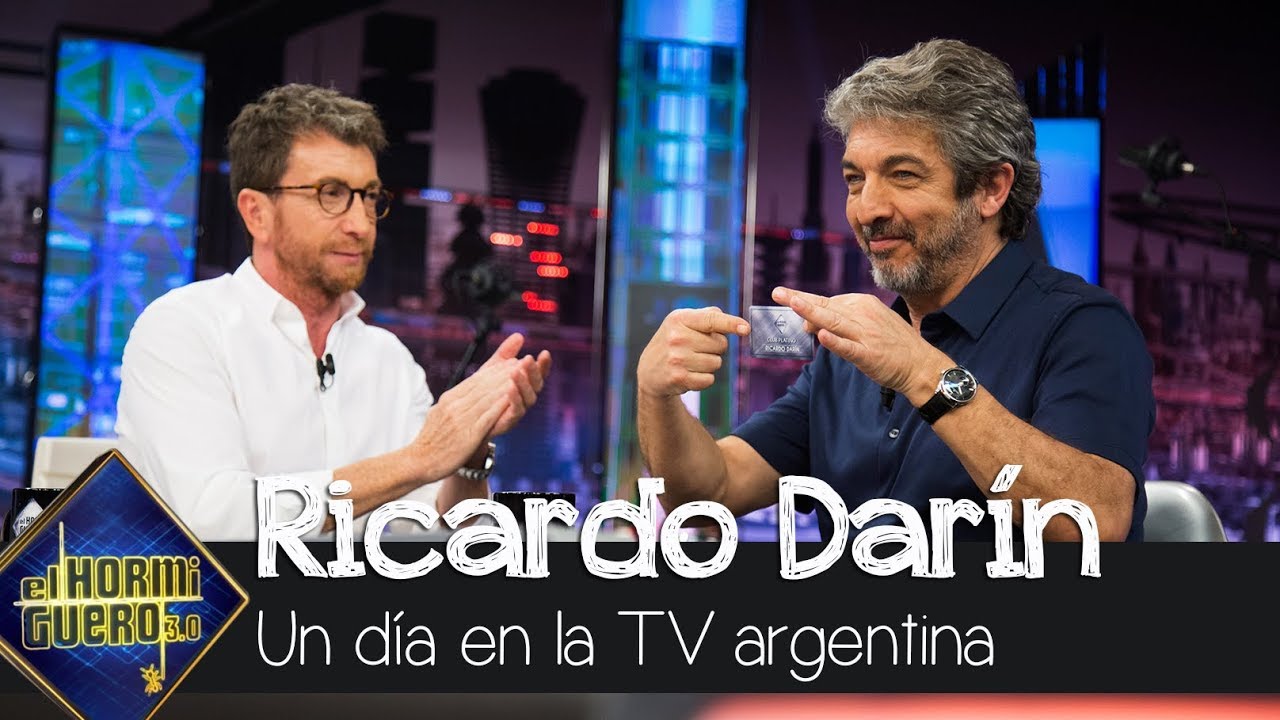 La anécdota de Ricardo Darín con una famosa presentadora de TV argentina - El hormiguero 3.0