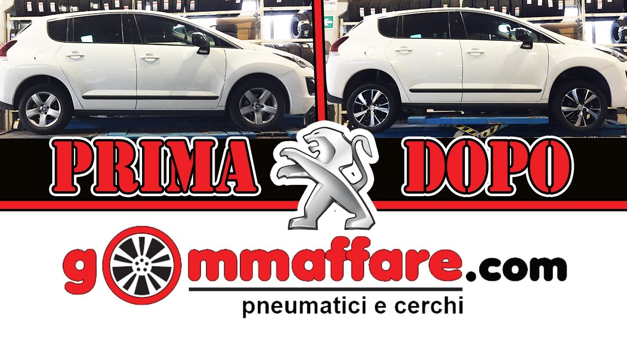 KIT PEUGEOT 3008 PNEUMATICI TYFOON + CERCHI IN LEGA [GOMMAFFARE]