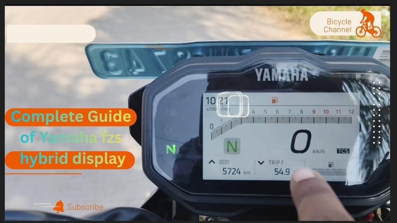 Yamaha fzs hybrid complete display guide