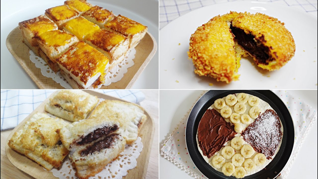 4 Easy Nutella Recipes | Snacks, bite, dessert & tortilla