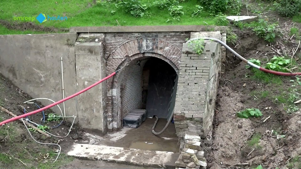 Gassluis fort Honswijk hersteld