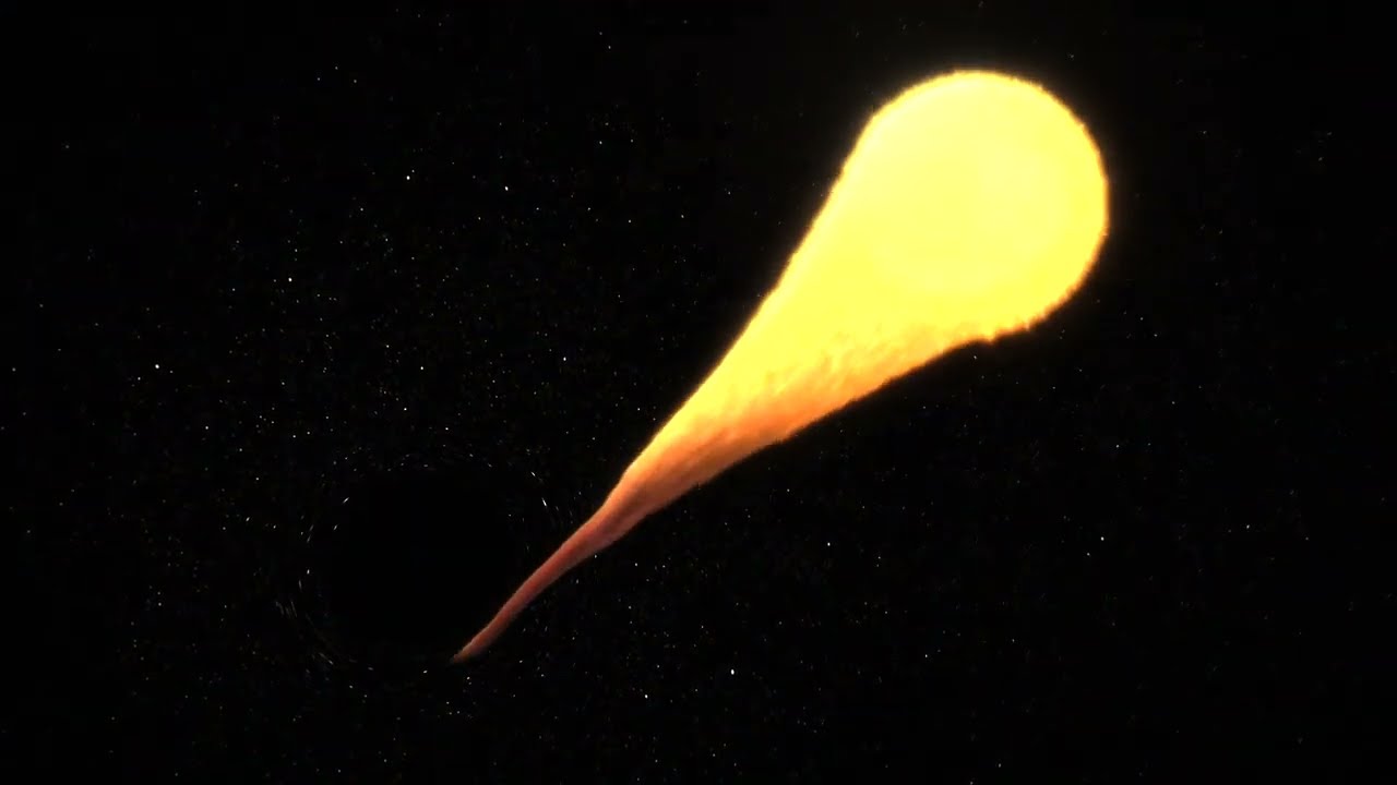Massive Black Hole Shreds Passing Star | Astral Horizon