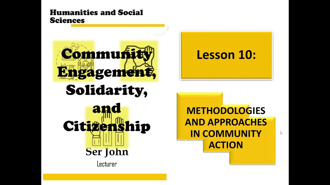 CESC Lesson 10 Methodologies and Approaches in Community Action