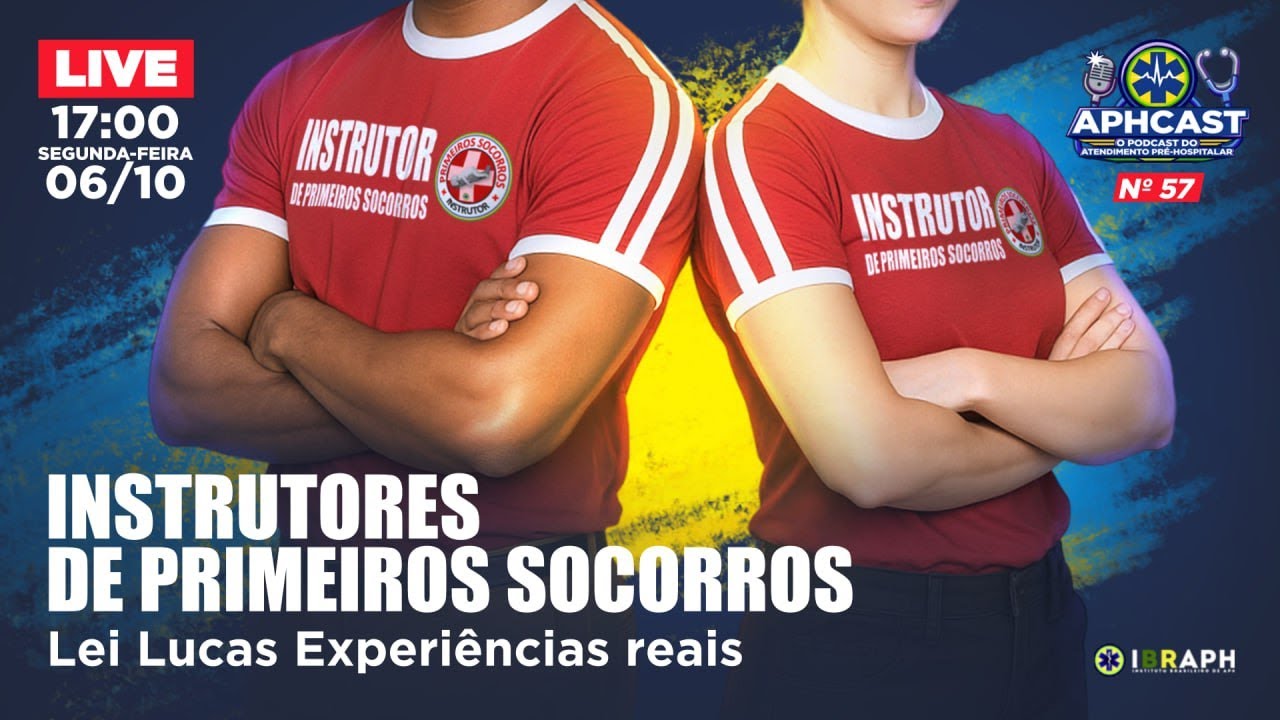 LIVE | Lei Lucas, Experiências Reais | Instrutores de Primeiros Socorros