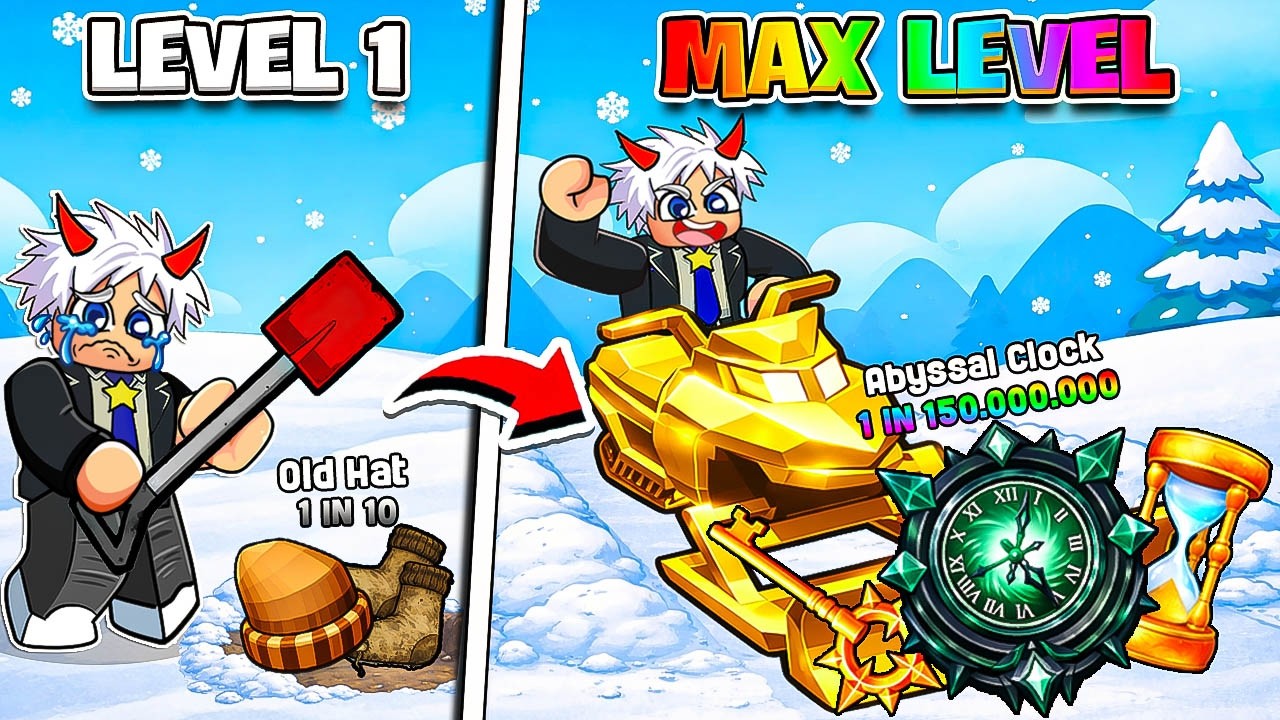 BI HUỲNH KHỞI ĐẦU VỚI NGHỀ ĐÀO TUYẾT TỪ 0$ ĐẾN 1 TỶ $ TRONG ROBLOX
