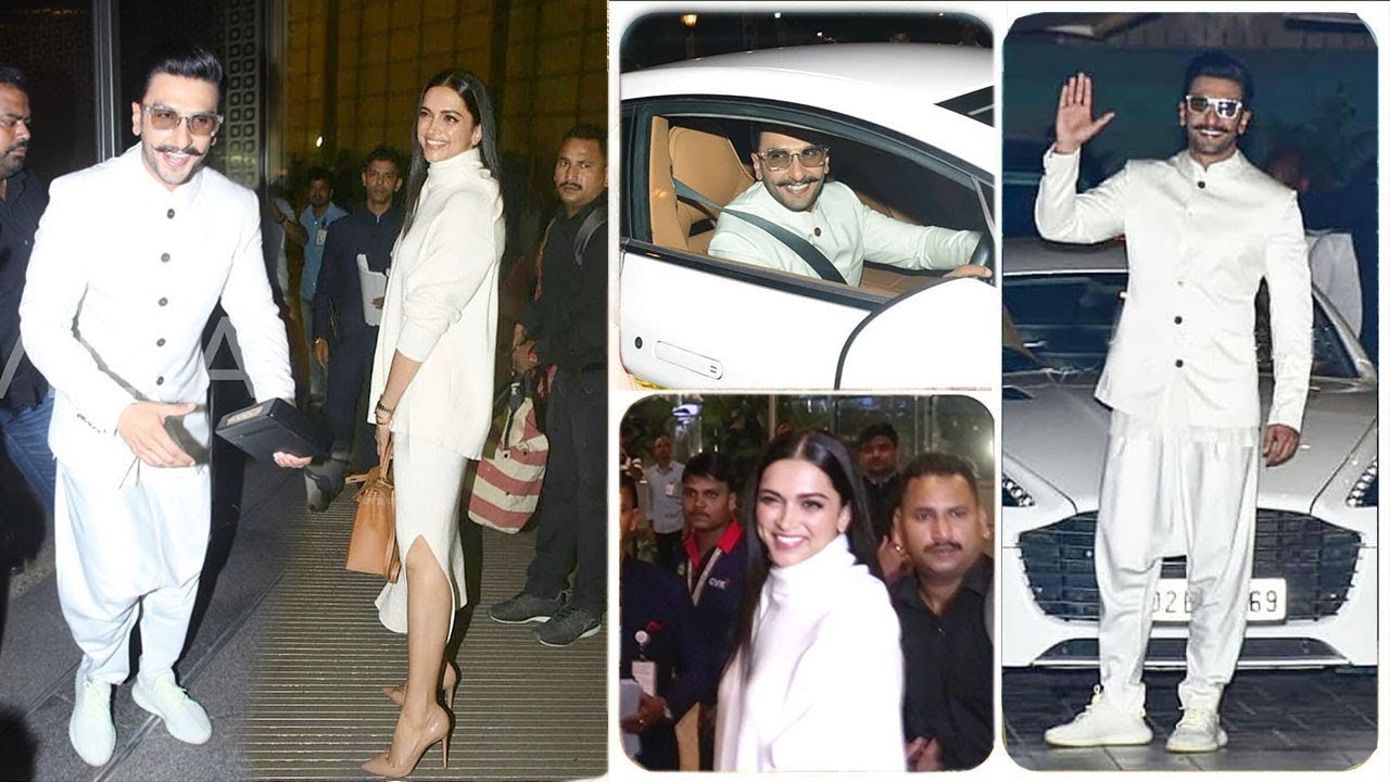 Ranveer Singh & Girlfriend Deepika Padukone Leave For Their Royal WEDDING In Italy With Family