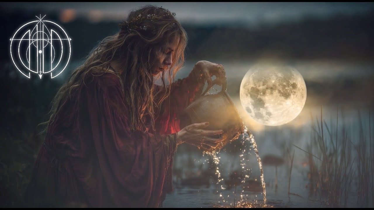 Aquarius Full Moon Frequency Ritual ♒︎ Release Societal Illusions || 210.42Hz & 852Hz