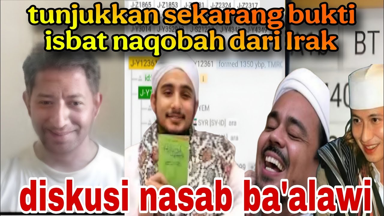 TUNJUKKAN SEKARANG BUKTI ISBAT NASAB BA'ALAWI DARI IRAK‼️ DISKUSI NASAB BA'ALAWI 