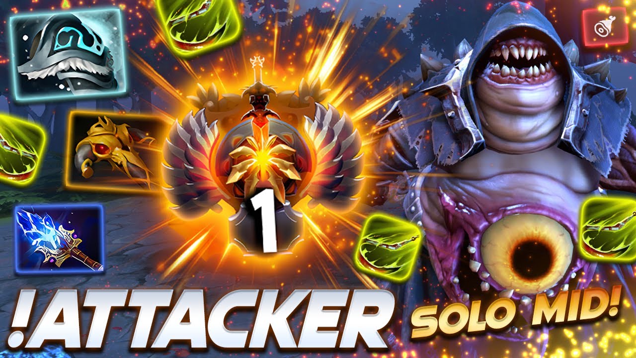 Attacker Pudge TOP 1 Solo Mid - Dota 2 Pro Gameplay [Watch & Learn]