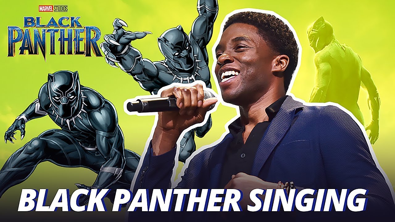Chadwick Boseman Black Panther Singing