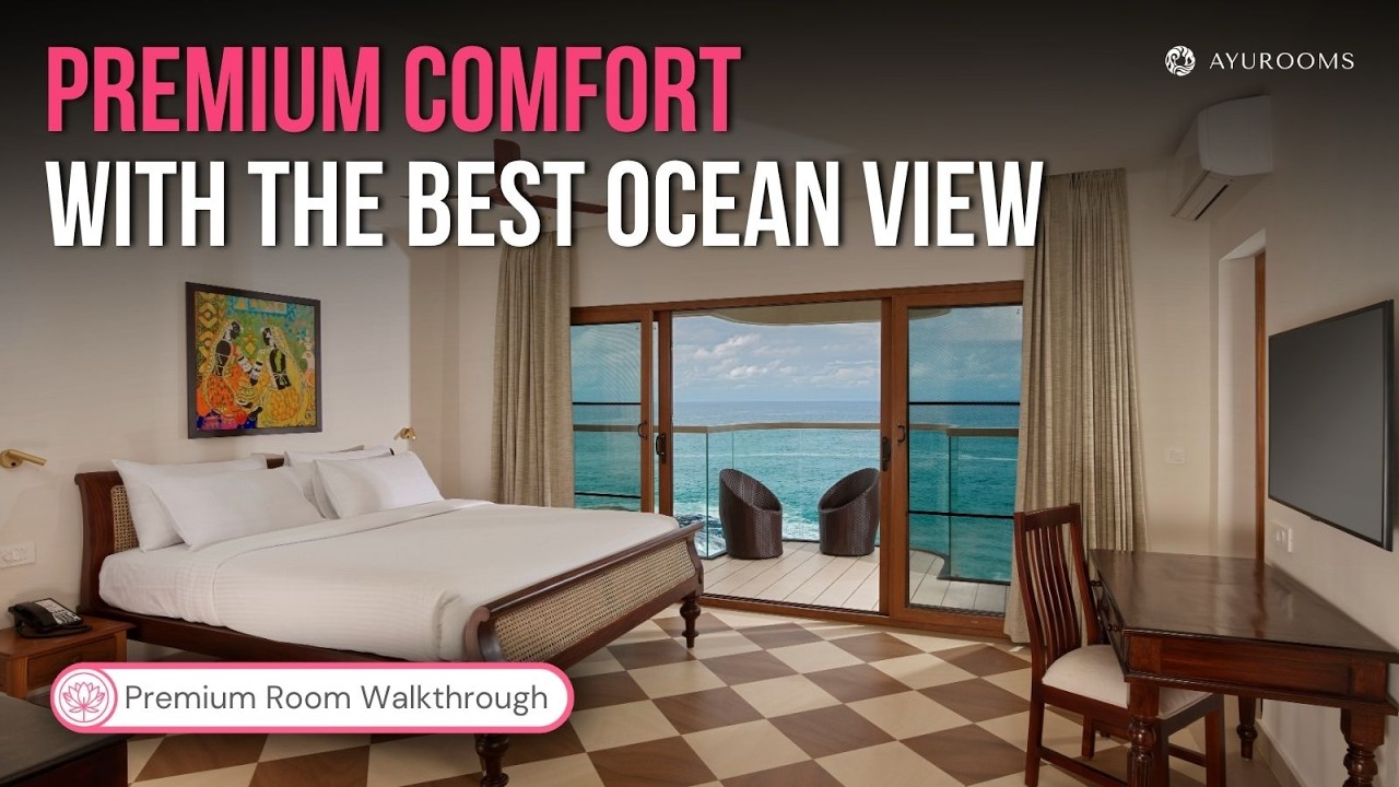 Premium Ocean View Room | Rockholm | Yoga Retreat Kerala