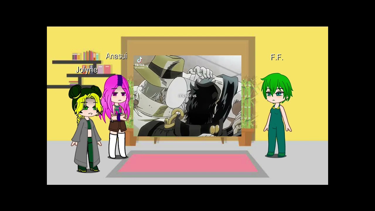 Stone ocean - Ermes react to jotaro / no part 2 / DIO 0_0
