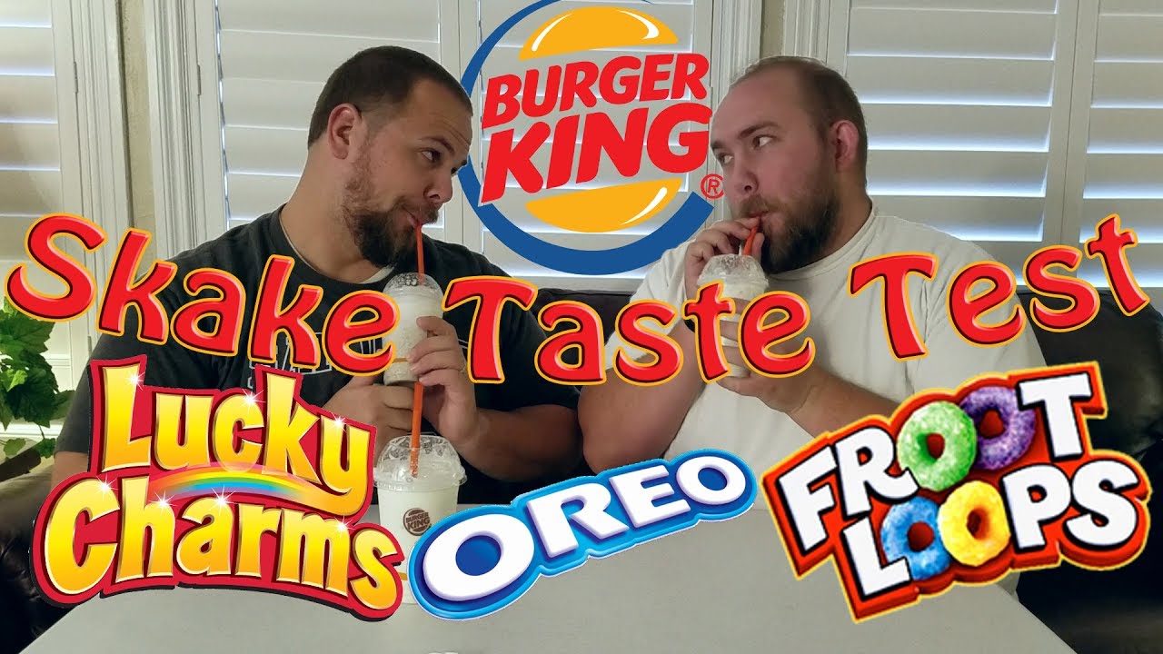 Burger King Shake Taste Test | Oreo Froot Loops Lucky Charms | Brother Not Brother Episode 19