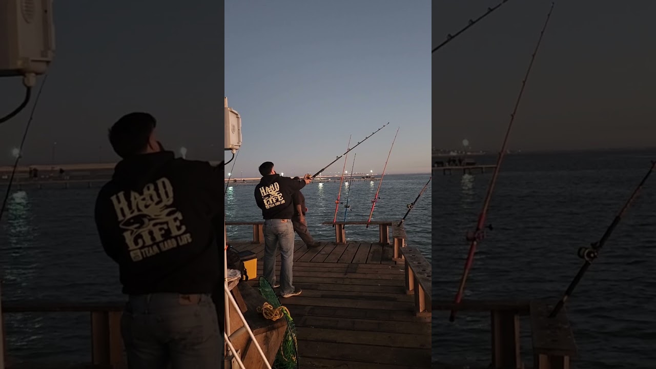 Casting Team Capt. Alberto on Cosway Pier to ring in 2023 video shorts