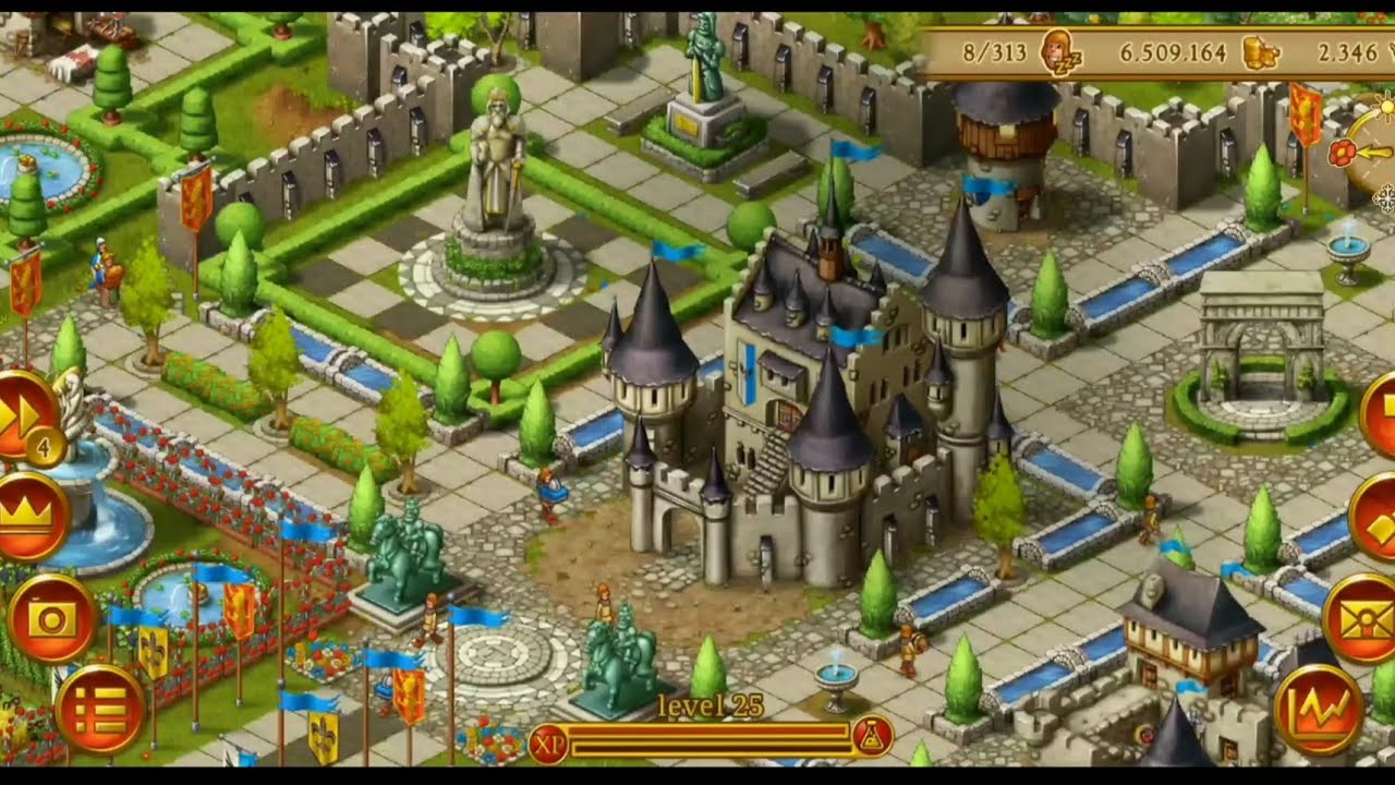 Townsmen - My updated final design (Complete tour) map = Kingdom of Frigyth