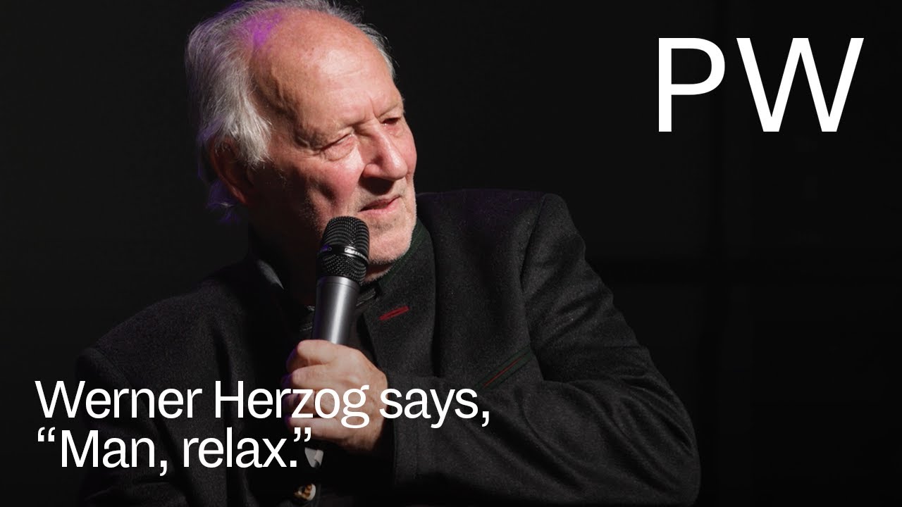 Werner Herzog finds Joaquin Phoenix Upside Down in a Wrecked Car and advises: “Man, Relax”