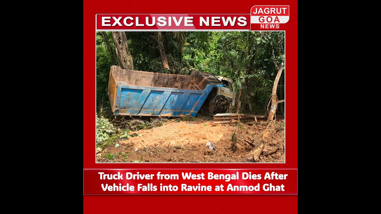 Truck Driver from West Bengal Dies After Vehicle Falls into Ravine at Anmod Ghat
