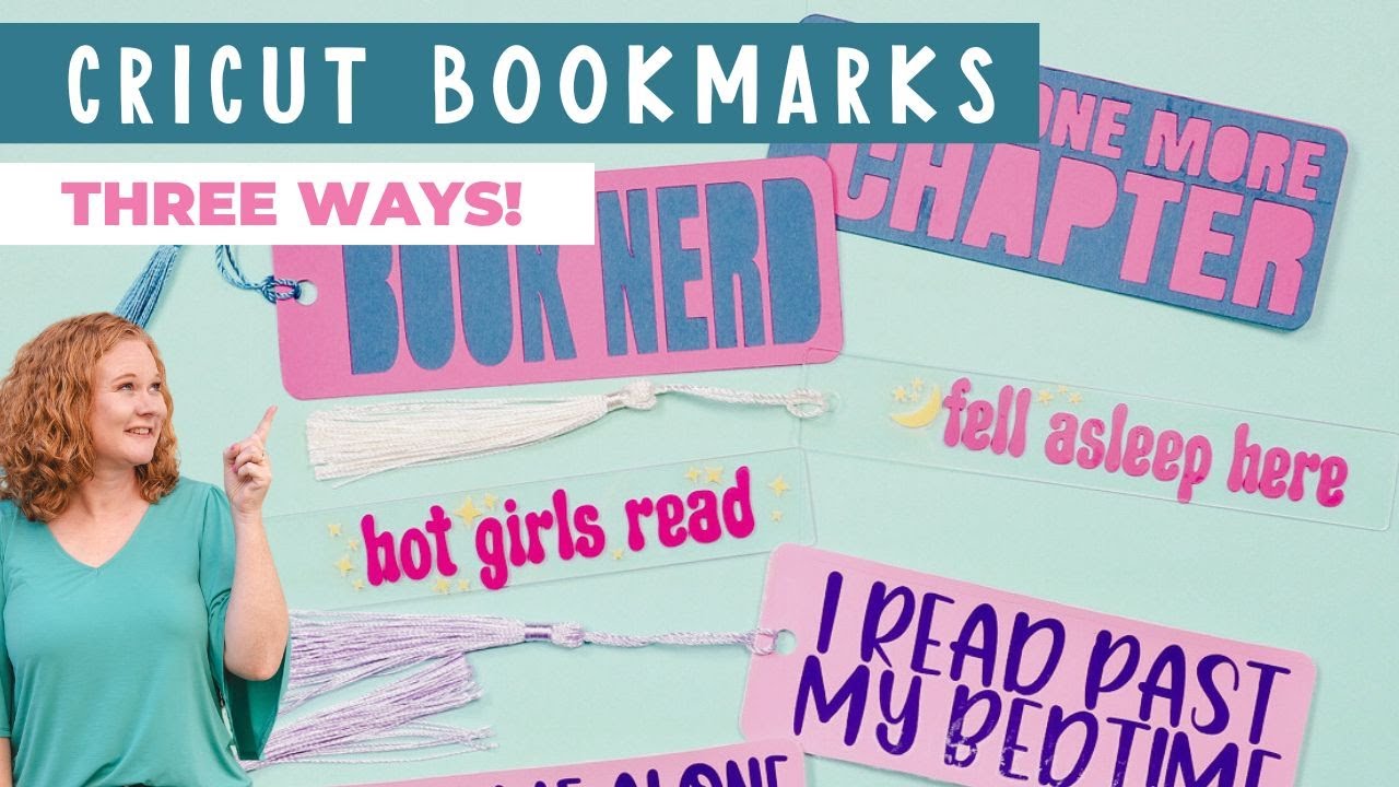 How to Make Cricut Bookmarks Three Ways!