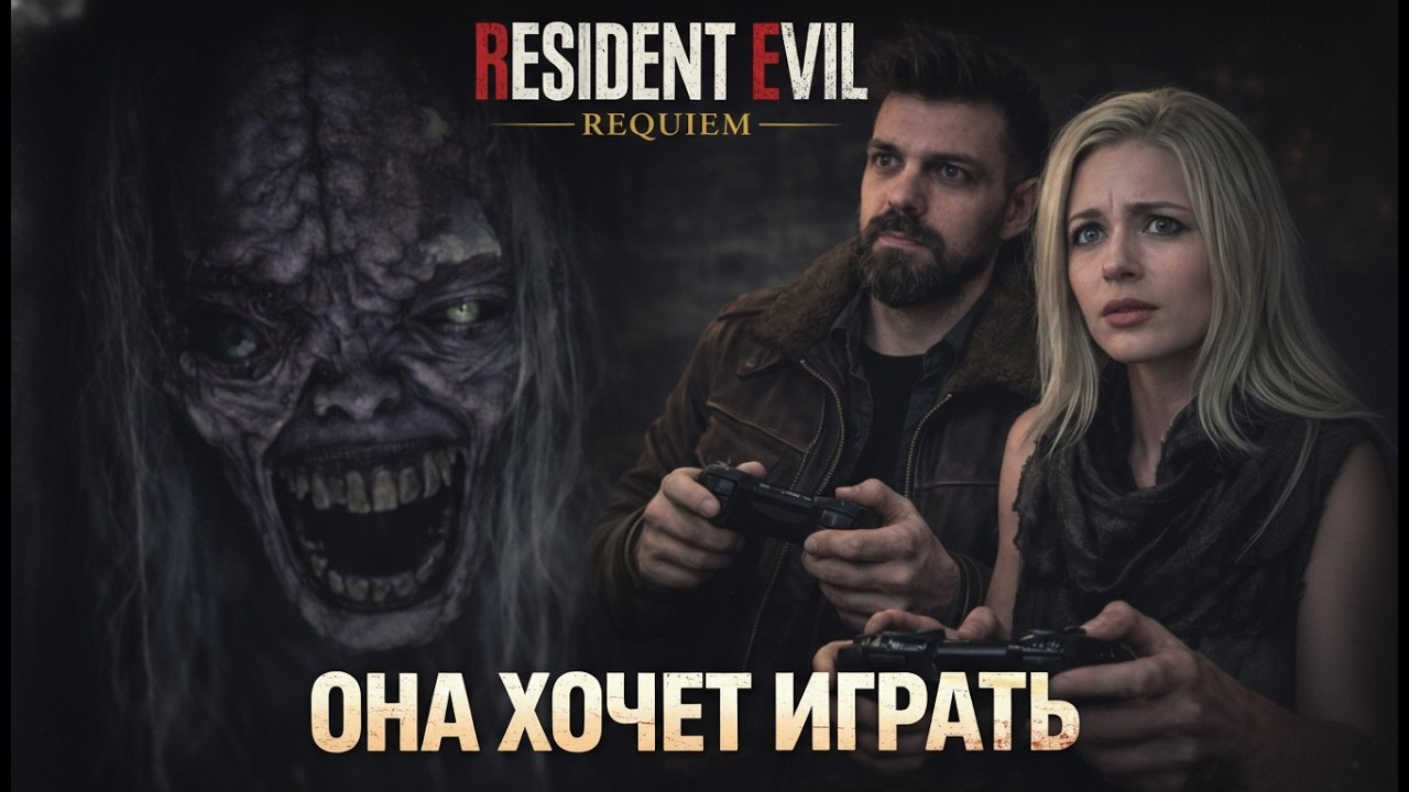ОНА ХОЧЕТ ИГРАТЬ... 💀 Прятки в темноте и Босс-Пузырь | Resident Evil Requiem (4)