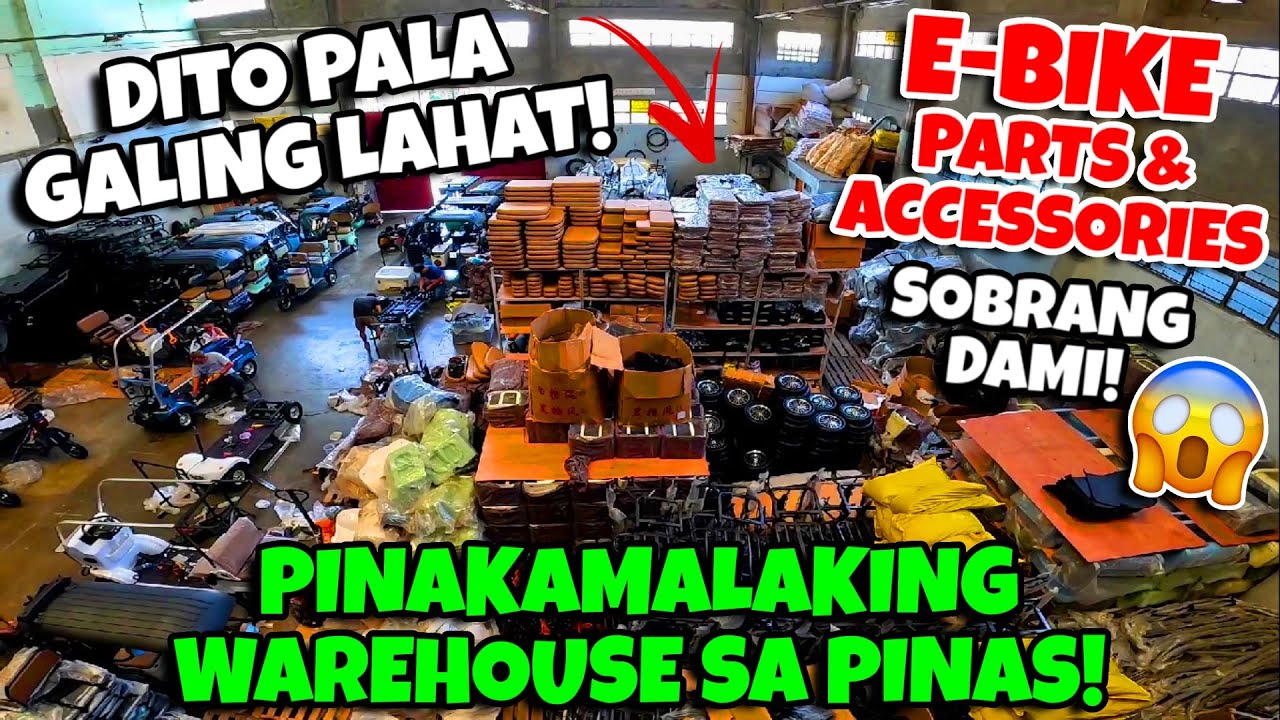 NATAGPUAN KO NA ANG PINAKAMALAKING E-BIKE WAREHOUSE SA BUONG PILIPINAS DITO PALA NANGGAGALING LAHAT!