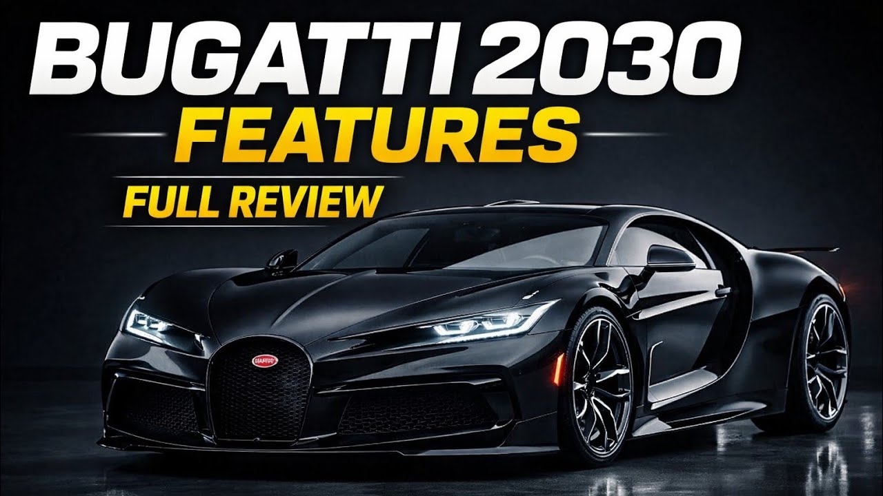 Black Bugatti 2030 Concept – Speed, Luxury & AI Technology