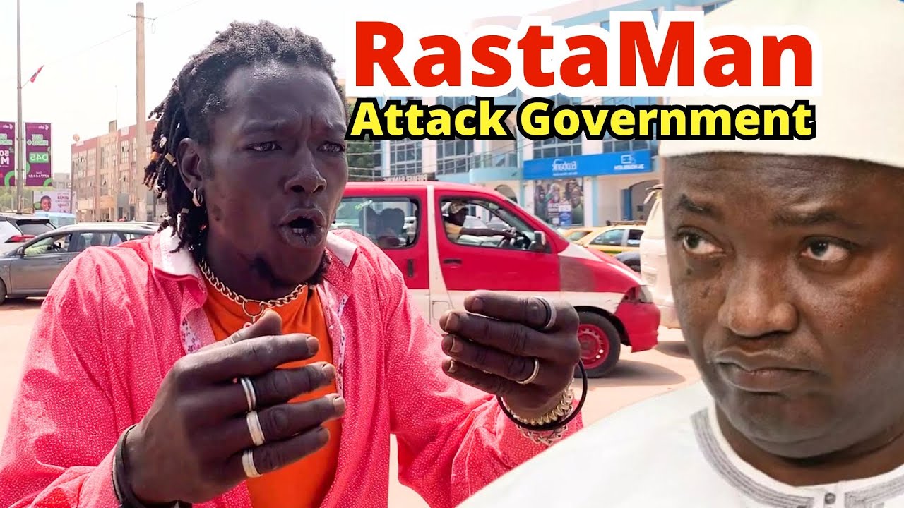 Rasta angry at president Adama Barrow in The Gambia
