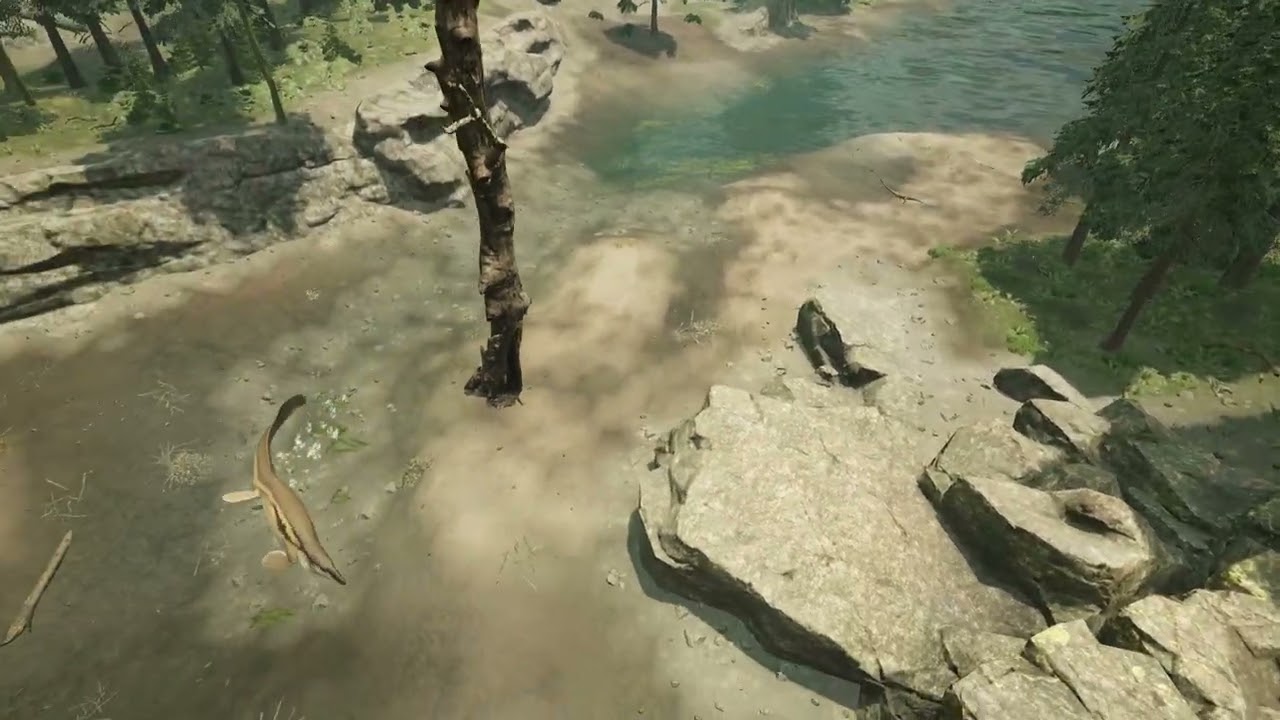 Path of Titans - Tylosaurus clamp a Juvenile Shonisaurus (001)