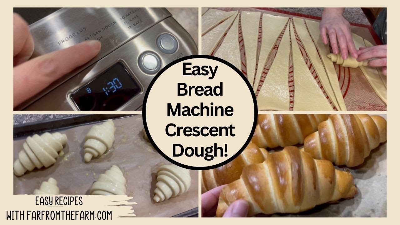 Easy Bread Machine Crescent Dough Recipe!