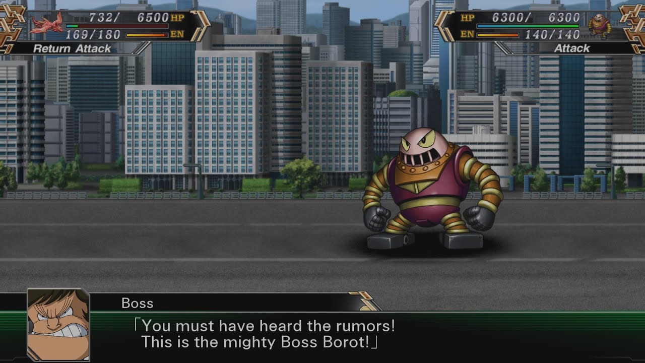 Super Robot Wars V - Boss Borot Attacks  スーパーロボット大戦V - ボスボロット 全武装
