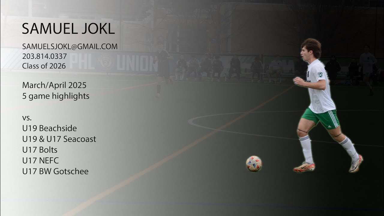 Samuel Jokl (HS Class of 2026) March-April '25 highlights