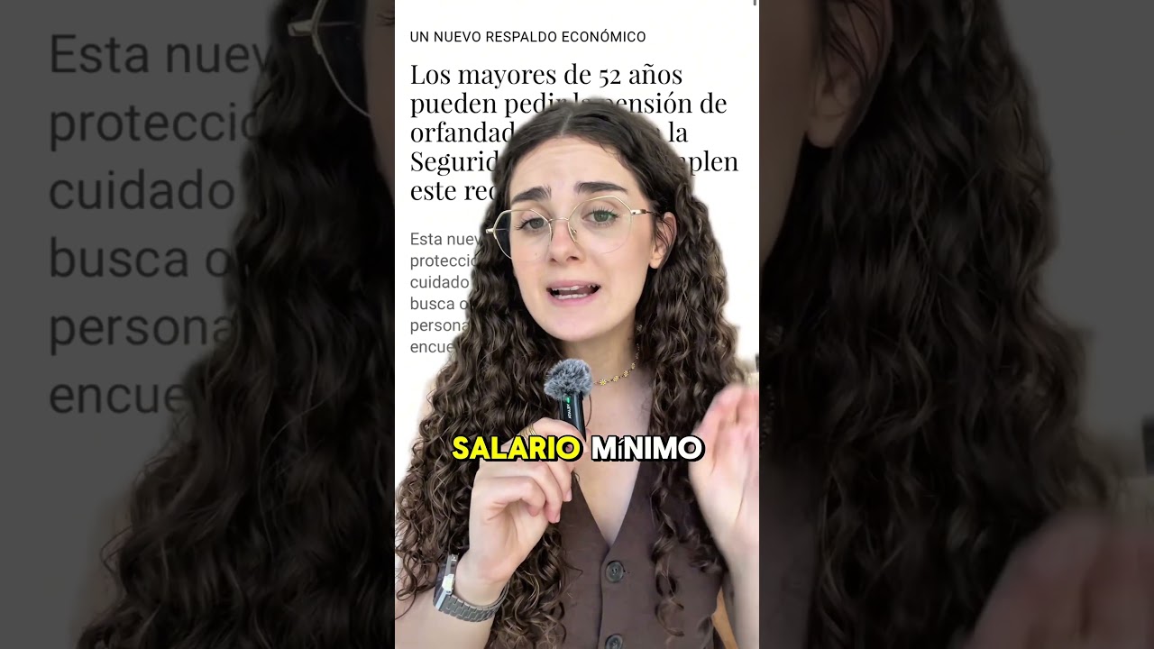 Pensi&oacute;n de orfandad para MAYORES DE 52 A&Ntilde;OS 🪙 #shorts