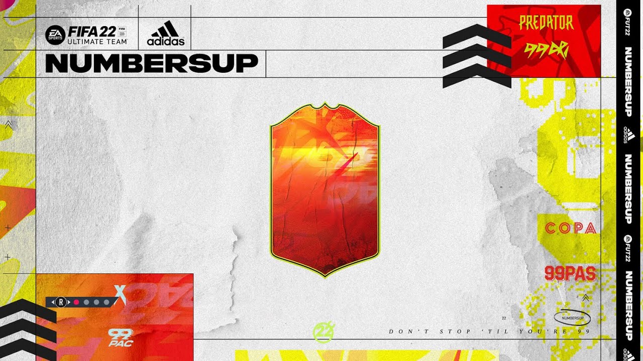 FIFA 22 - What do you get from 20x 82 dribbling, pace and passing upgrade packs? NumbersUp card!