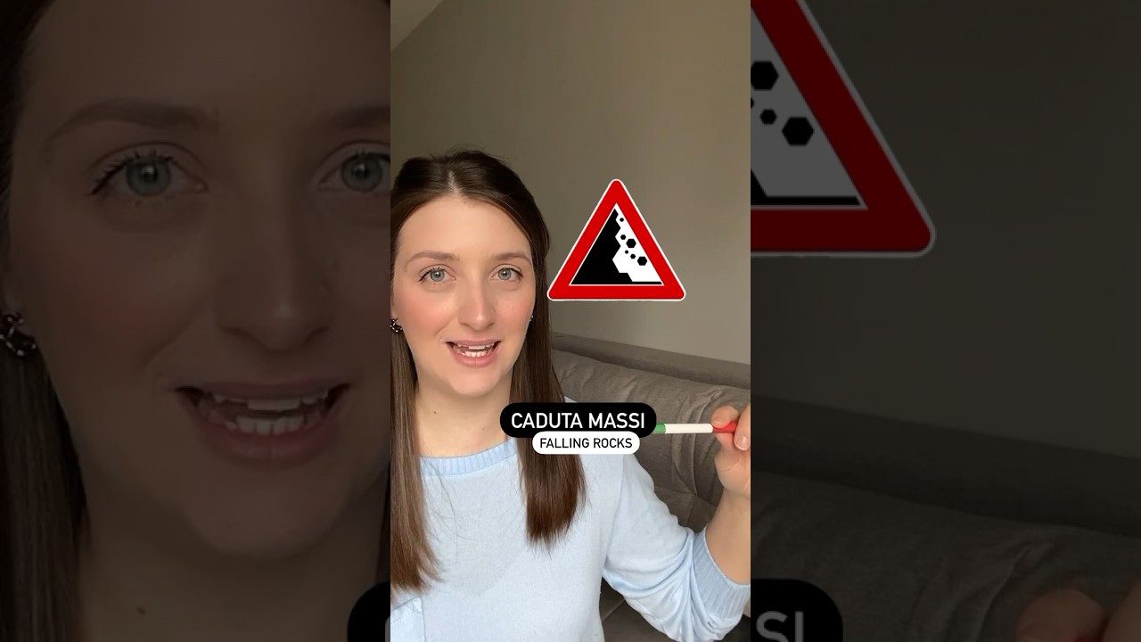 Road signs in Italian #italiantutor #italianlanguage