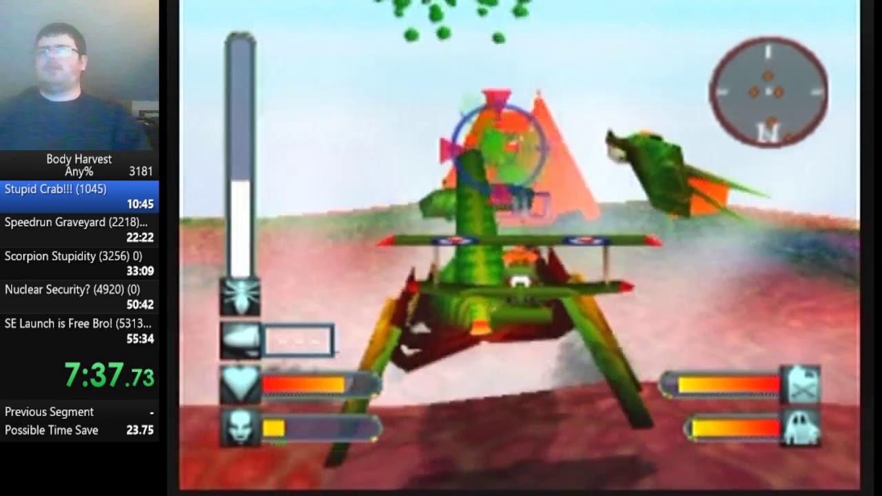 Body Harvest any% WR in 52:24